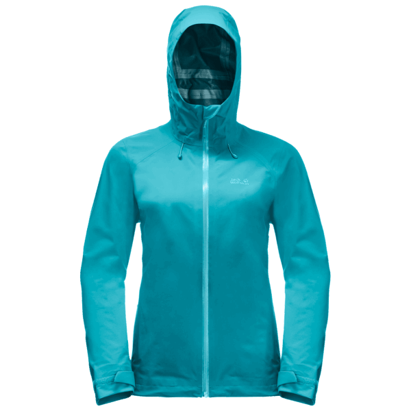Damesjack Met Hoogste Klep Merken Jack Wolfskin Donkercyaan