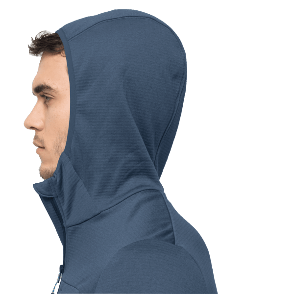 Heren Hydro Grid Fleece Collectie Donderblauw Jack Wolfskin