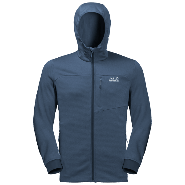 Heren Hydro Grid Fleece Collectie Donderblauw Jack Wolfskin