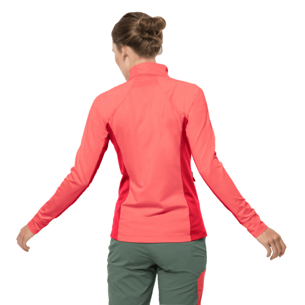 Desert Rose Milford Sky Fleece Jack Wolfskin Voor Dames Nieuw