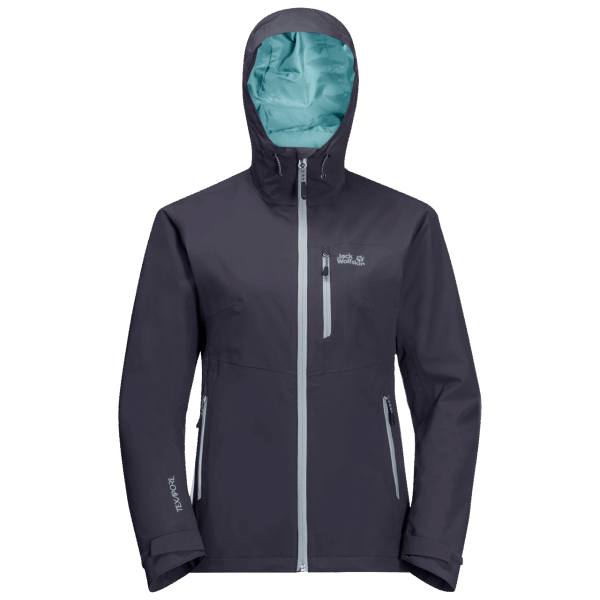 Grafietkleurige Dames Eagle Peak Jas Jack Wolfskin