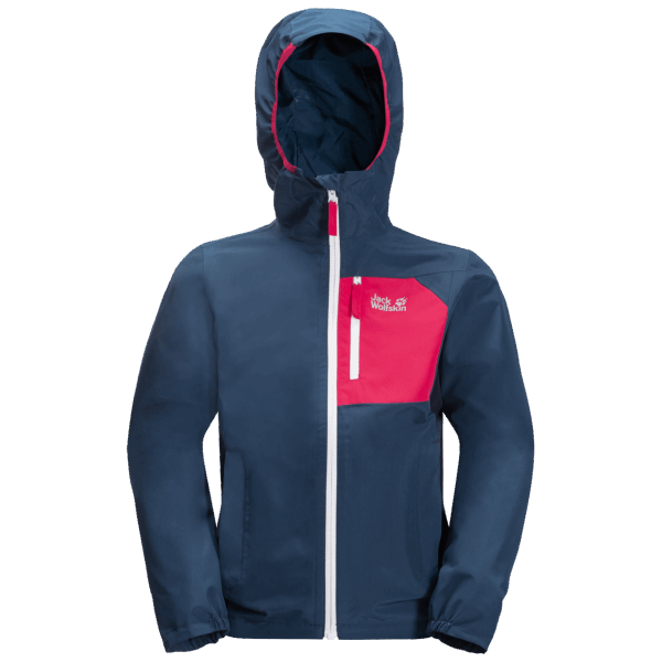 Merk Dark Indigo Active Wandeljack Voor Kinderen Jack Wolfskin