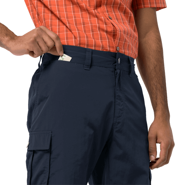 Nachtblauwe Hot Jack Wolfskin Canyon Cargoshort