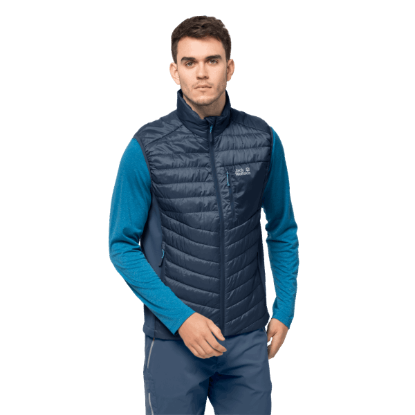 Jack Wolfskin Donderblauw Heren Vest Van Het Merk Routeburn