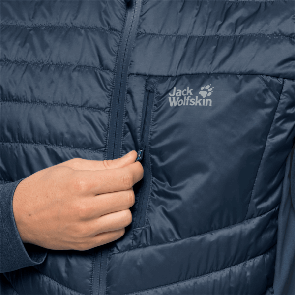 Jack Wolfskin Donderblauw Heren Vest Van Het Merk Routeburn