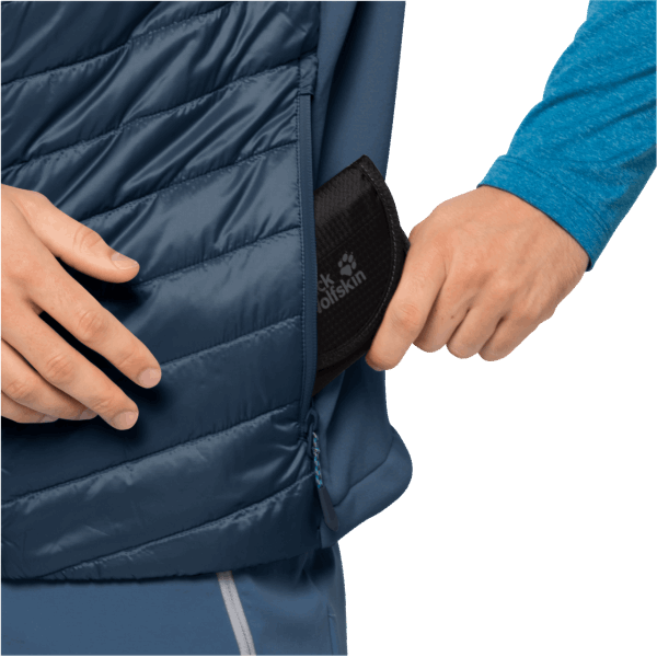 Jack Wolfskin Donderblauw Heren Vest Van Het Merk Routeburn