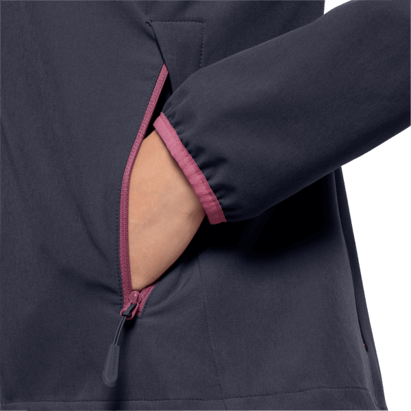 Grafiet Damesturbulentiejack Hot Jack Wolfskin
