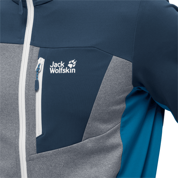 Milford Sky Fleece New Jack Wolfskin Thunder Blue Voor Heren