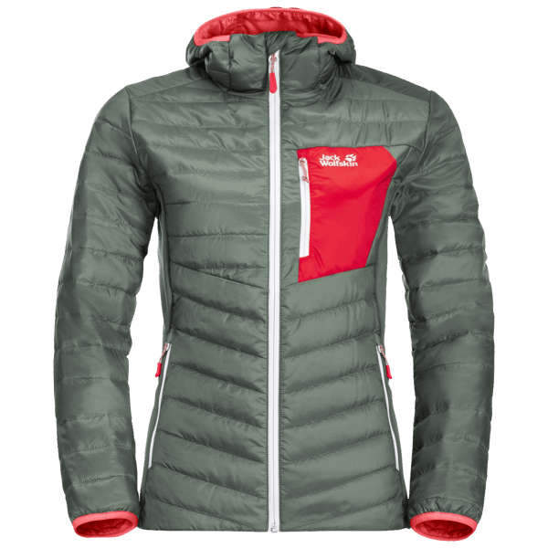 Beste Jack Wolfskin Routeburn Damesjack Hedge Green