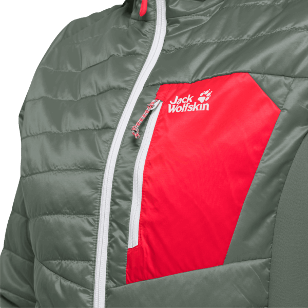 Beste Jack Wolfskin Routeburn Damesjack Hedge Green
