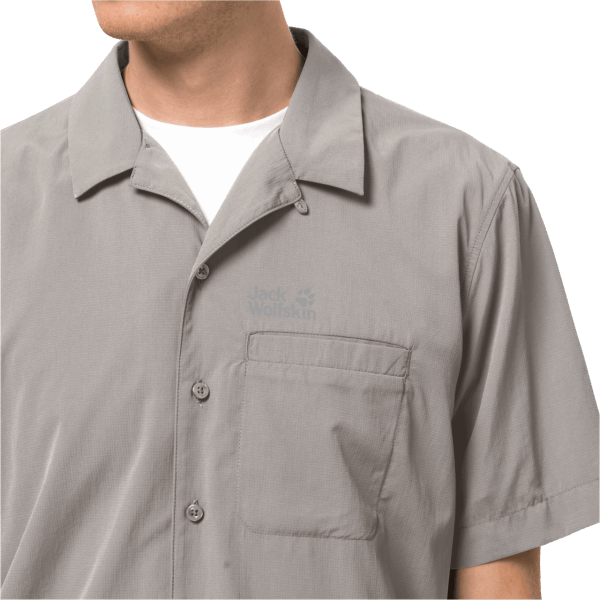 Asgrijs Jack Wolfskin Origin Atacama Herenoverhemd
