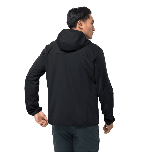 Jack Wolfskin Fashion Zwarte Heren Go Hike Softshell