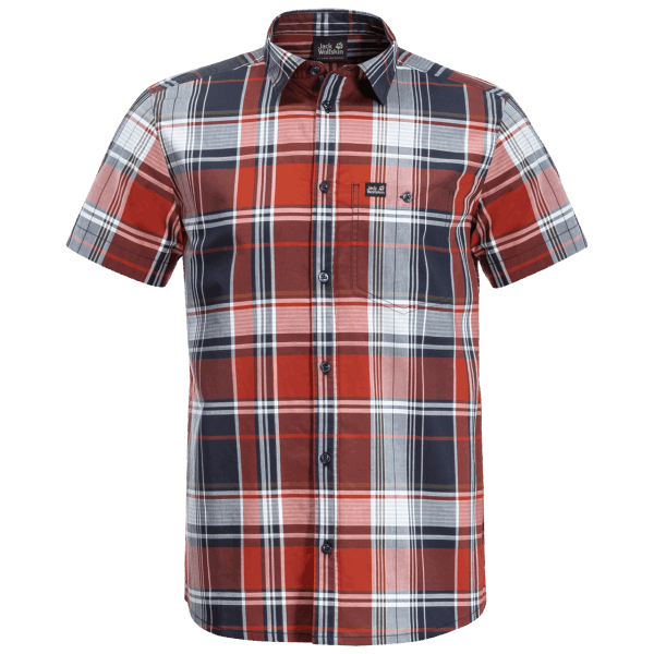 Jack Wolfskin Fashion Mexican Pepper Checks Little Lake-shirt Voor Heren
