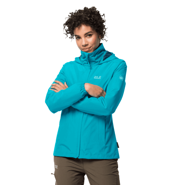 Stormy Point Damesjack Dark Aqua Jack Wolfskin Origin