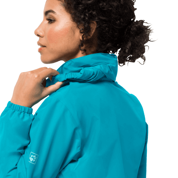 Stormy Point Damesjack Dark Aqua Jack Wolfskin Origin