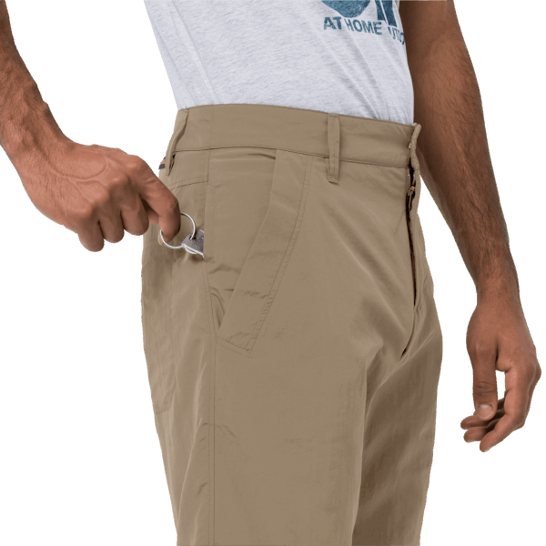 Beste Heren Desert Valley Short Jack Wolfskin Sand Dun