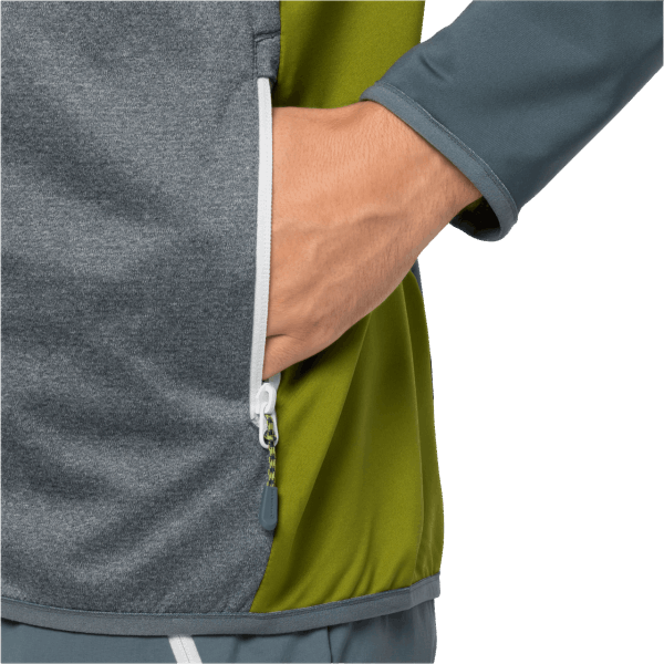 Jack Wolfskin Origin Milford Sky Fleece Stormgrijs Voor Heren