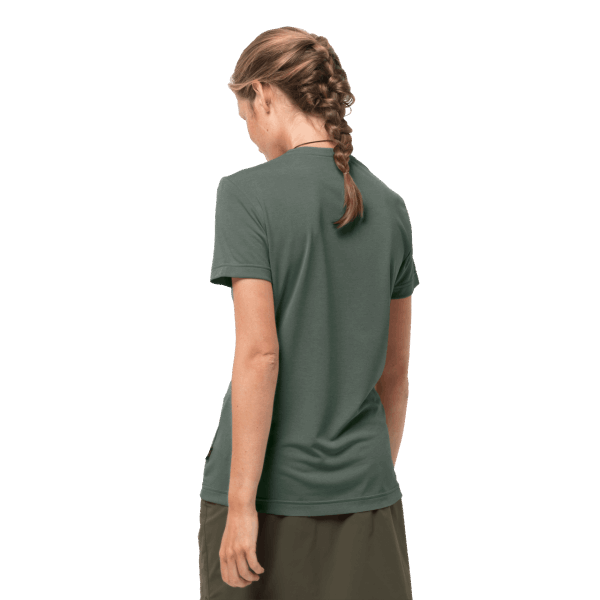 Beste Dames Crosstrail T Jack Wolfskin Hedge Groen