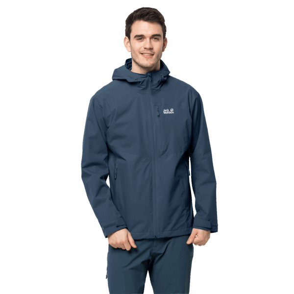 Heren Eagle Peak Jas Jack Wolfskin Fashion Donderblauw