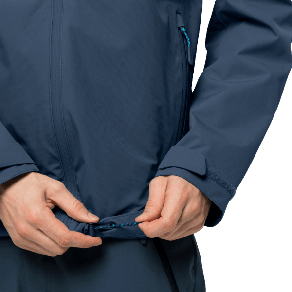 Heren Eagle Peak Jas Jack Wolfskin Fashion Donderblauw