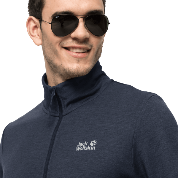 Nachtblauwe Jwp-tussenlaagcollectie Jack Wolfskin Voor Heren