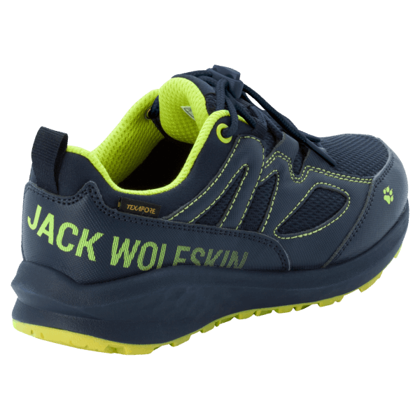 Hot Blue-lime Jack Wolfskin Kid's Ontketenen 4 Speed Texapore