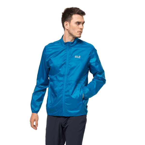 Blue Pacific Heren Pack & Go Windshell Jack Wolfskin Merk