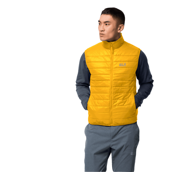 Heren Jwp Vest Jack Wolfskin Potig Geel Xt Best