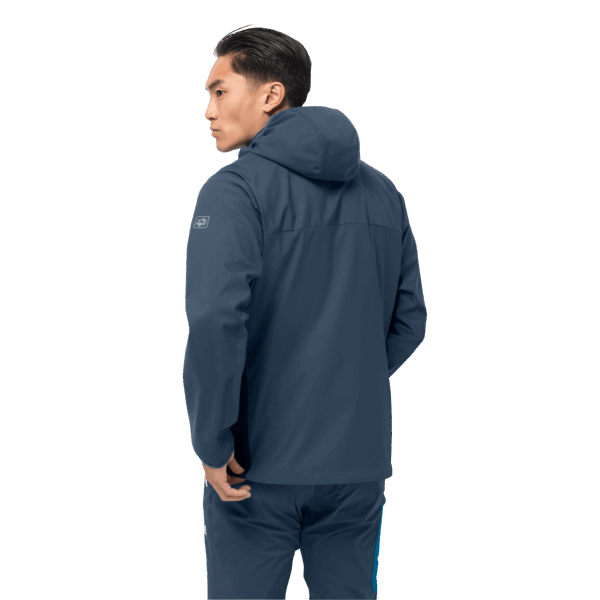 Beste Jack Wolfskin Thunder Blue Heren Softshell Eagle Peak Ii