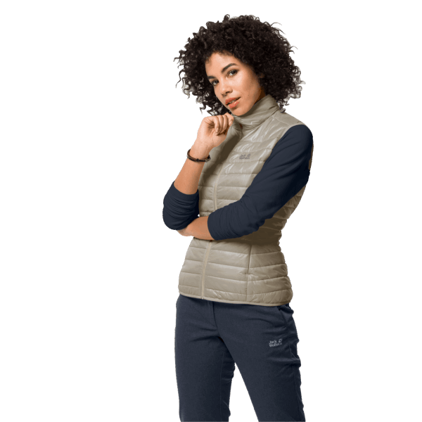 Stoffig Grijs Dames Jwp Vest Jack Wolfskin