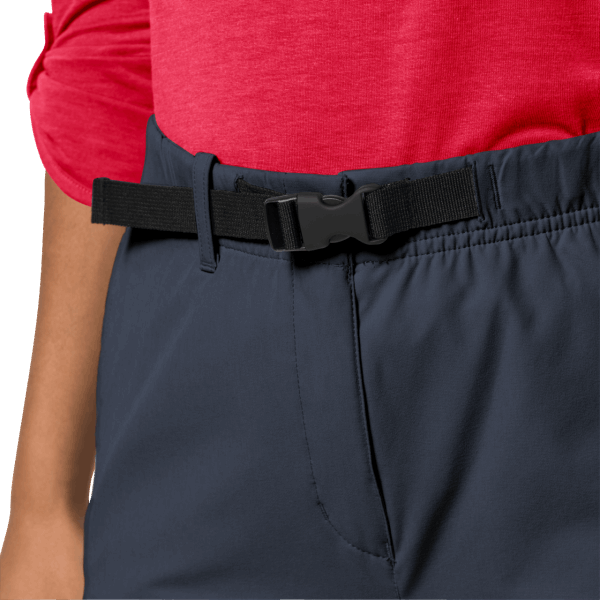 Origins Jack Wolfskin Nachtblauwe Lifestyle Zomershort Voor Dames