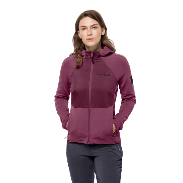 Brand Violet Quartz Jack Wolfskin Tasman Cloudfleece Voor Dames