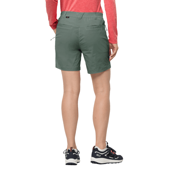 Dames Peak Short Jack Wolfskin Best Hedge Groen