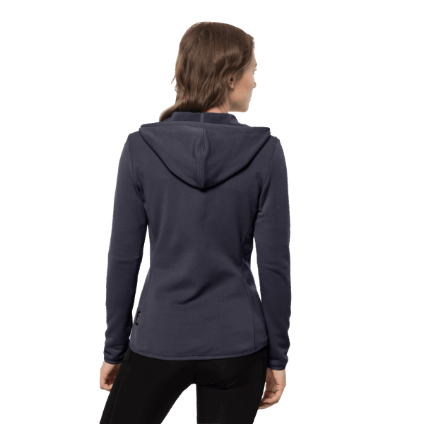 Damesjack Van Turbulentiefleece Wolfskin Origins Grafiet