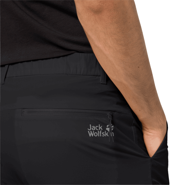 Jack Wolfskin Heren Pack & Go Short Black Origin