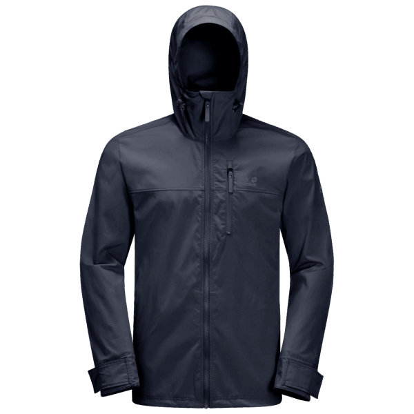 Collectie Nachtblauwe Jack Wolfskin Desert Windjacks Voor Heren