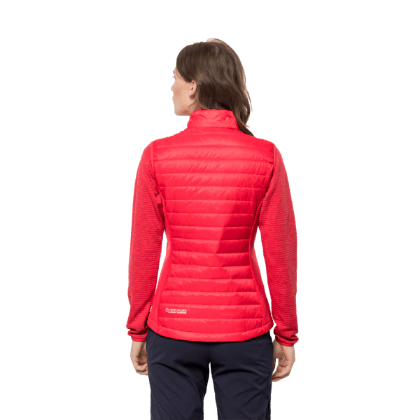 Dames Routeburn Vest Jack Wolfskin Tulp Rode Collectie