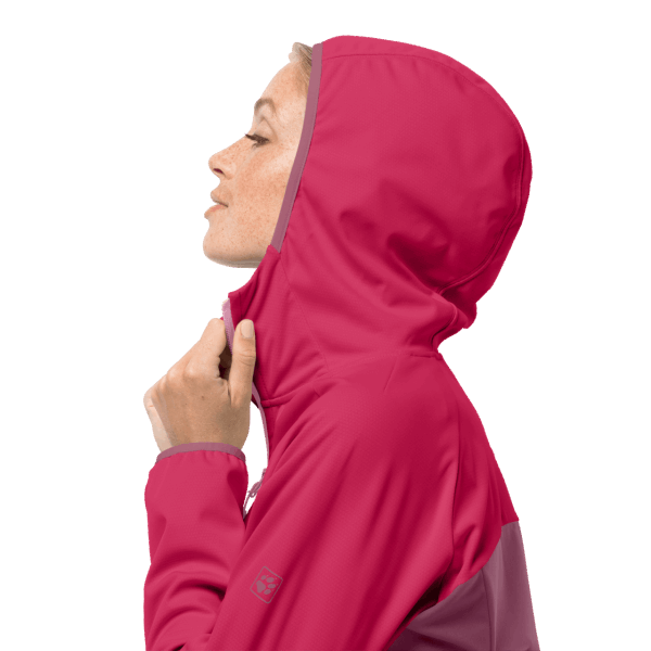 Violet Quartz Jack Wolfskin Merk Go Hike Softshell Voor Dames