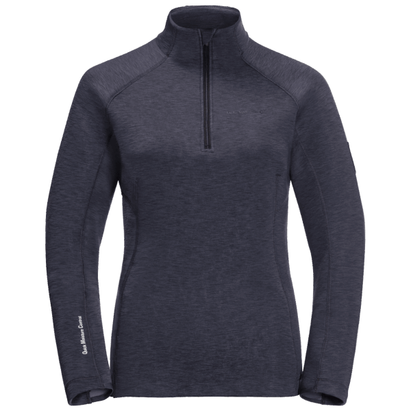 Grafiet Jack Wolfskin Atletische 1/2 Rits Origineel Voor Dames