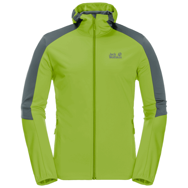 Jack Wolfskin New Men's Go Hike Softshell Spring Lime