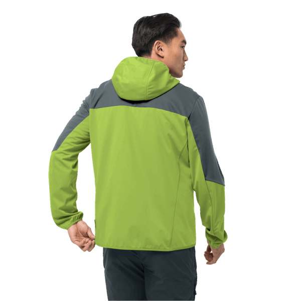 Jack Wolfskin New Men's Go Hike Softshell Spring Lime