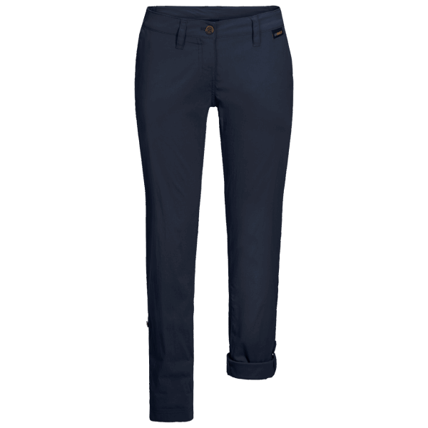 Collectie Jack Wolfskin Nachtblauwe Dames Desert Roll-up Broek
