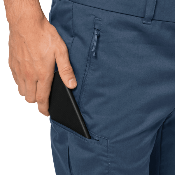 Jack Wolfskin Donderblauw Heren Active Tour Short Oorsprong