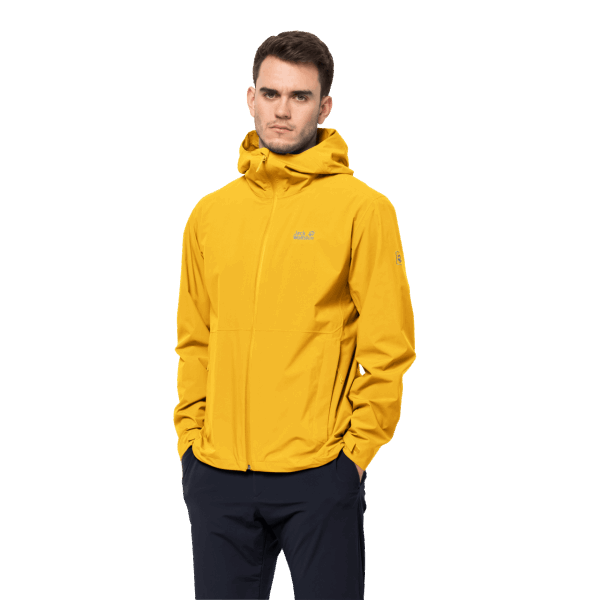 Pack & Go Shell-collectie Voor Heren Potig Geel Xt Jack Wolfskin