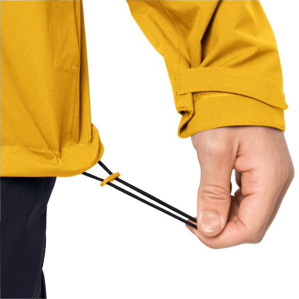 Pack & Go Shell-collectie Voor Heren Potig Geel Xt Jack Wolfskin