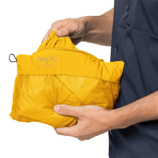 Pack & Go Shell-collectie Voor Heren Potig Geel Xt Jack Wolfskin