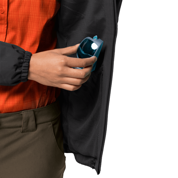 Stormy Point Damesjack Jack Wolfskin Collections Zwart