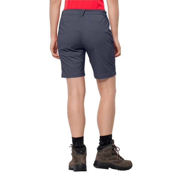 Dames Overland Short Jack Wolfskin Collectie Grafiet