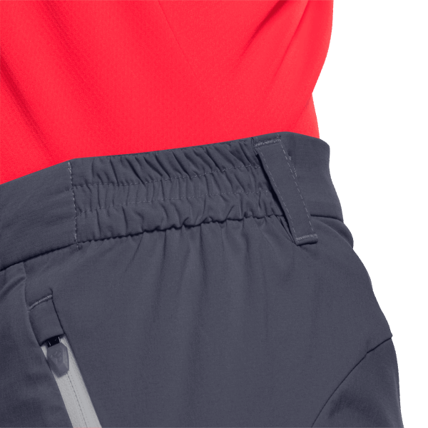 Dames Overland Short Jack Wolfskin Collectie Grafiet