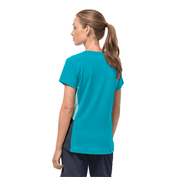 Jack Wolfskin Dark Aqua Dames Narrows T Fashion